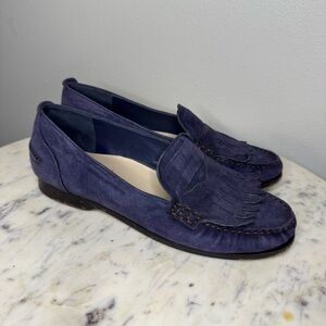 Cole Haan Pinch Loafers Size 6 B blue Suede shoes